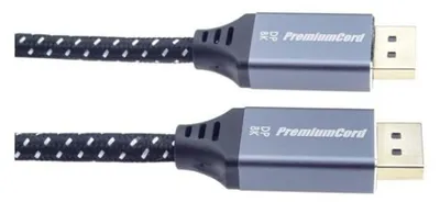 Produktbild von DisplayPort-Kabel PremiumCord, DP 1.4, 8K, 0,5 m, Stecker/Stecker, doppelt geschirmt