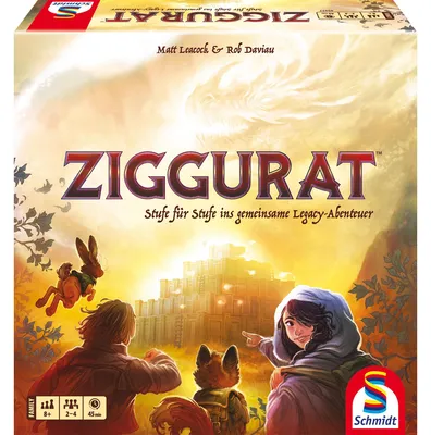 Immagine prodotto di Schmidt Spiele Ziggurat, Familienspiel, Legacy-Spiel, Gesellschaftsspiel, ab 8 Jahren, 49457