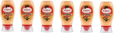 Produktbild von 6x Calve Calvè Salsa Hot chicken Fritessoße Soße Sauce squeeze 250ml