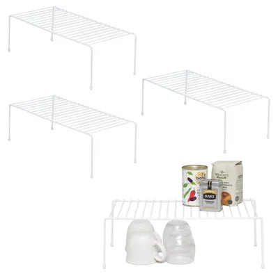 Produktbild von Küchenschrank-Organizer – 4er-Set Ablagefächer – Weiß