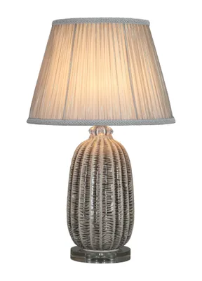Obrázek produktu pro Fine Asianliving Čínská stolní lampa porcelánová se stínítkem E27 Orientální stolní lampa keramická noční lampičky ložnice obývací pokoj