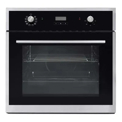 PKM Einbaubackofen Einbauofen Backofen Grill Umluft Teleskopauszug 56L EBO9.4