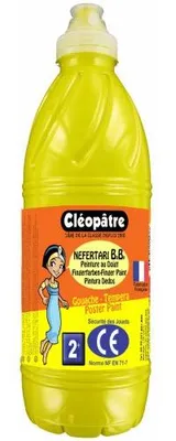 Produktbild von Cleopatre PGBB1-8, Gelb, Gouache, 1000 ml, 1 Stück(e)