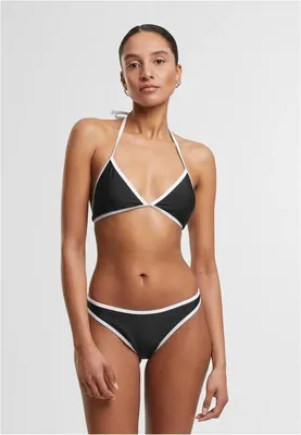 Immagine prodotto di Urban Classics Bikini Set Ladies Ladies Retro Triangle Bikini nero/bianco XL