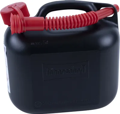 Obrázok produktu pre Plastový kanister na benzín Dönges, 5 l (kanister na benzín) Farba: čierna