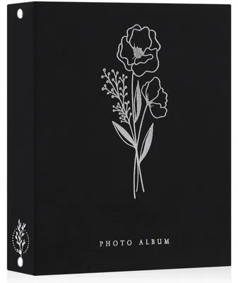 Immagine prodotto di Album fotografico A4 in tela nera, per 100 fotografie in formato verticale