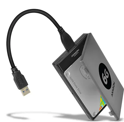 Immagine prodotto di AXAGON Axagon ADSA-1S6 Contenitore per unità di archiviazione HDD/SSD Nero 2,5"
