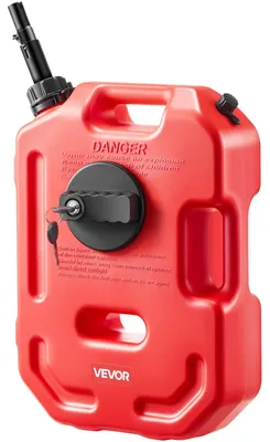 Obrázek produktu pro VEVOR kanystr na palivo 10 l, kanystr na benzín s výlevkou a uzavíratelným držákem, max. průtok 15 l/min, nádrž na kapaliny pro většinu automobilů, motocyklů, čtyřkolek a UTV, červený