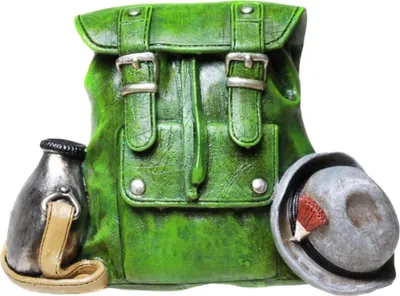 Produktbild von Spardose "Rucksack" mit Schraubverschluss