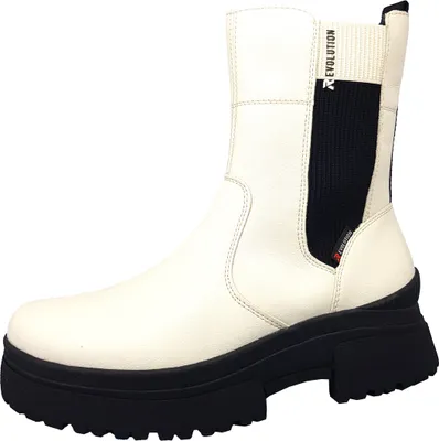 Obrázek produktu pro Rieker Chelsea Boot - White Synthetic Velikost: 42 Normal