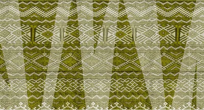 Produktbild von Tadessi Fototapete | Orientalisch | 5.00 m x 2.70 m | Grün | Weiß | Wandbild | Digitaldruck