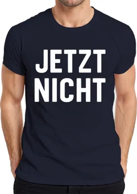 Immagine prodotto di NOW NOT saying funny sarcastic home office procrastination T-shirt da uomo, Navy, S