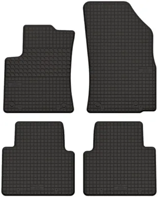 Obrázok produktu pre Gumové rohože vhodné pre Opel Crossland / Citroen C3 Aircross Sada gumových rohoží čierna + zátka