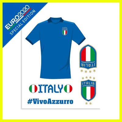 Produktbild von Sticker Europameisterschaft EM 2020 Italien 10 x 12 cm