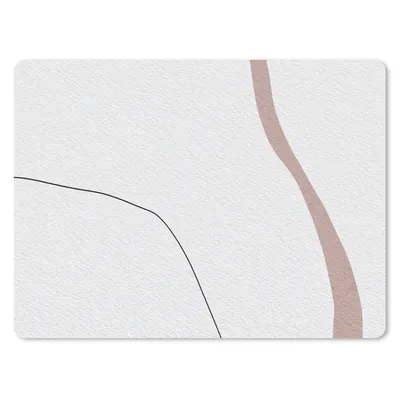 Produktbild von MuchoWow® Mauspad Mousepad Linie - Pastell - Gestaltung 23x19 cm - Mousepads - Maus Mat - Pad - Mausunterlage - Schreibtischunterlage - Mauspad
