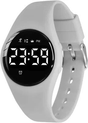 Produktbild von Digitaluhr Kinder Mädchen Jungen mit Schrittzähler,Wecker,Stoppuhr, Licht,Datum-Sport Armbanduhr ohne App und Handy mit Silikonarmband