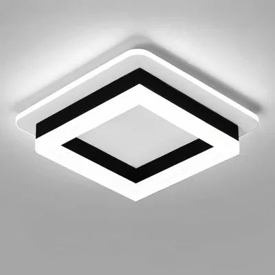 Produktbild von LED Deckenlampe mit 6500K Kaltesweiß Lichtfarbe, 12Watt, LED Deckenleuchte, LED Lampe, Wohnzimmerlampe, Schlafzimmerlampe, Küchenlampe, Deckenstrahler