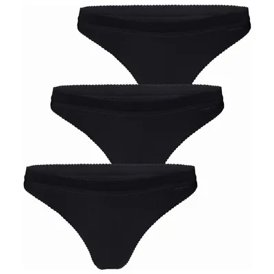 Produktbild von Björn Borg - Damen - Core String 3er-Pack - Schwarz - Gr. L