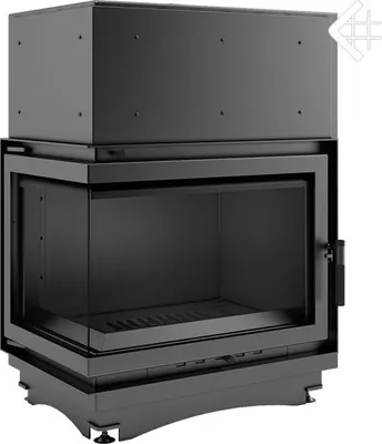 Immagine prodotto di Inserto camino ad angolo ad acqua KRATKI ZUZIA Sinistra 12 kW ∅200 Set di installazione