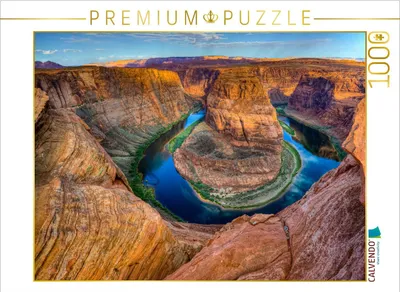 Produktbild von CALVENDO Puzzle Horseshoe Bend, Page | 1000 Teile Lege-Größe 64x48cm Foto-Puzzle für glückliche Stunden