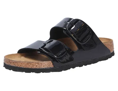 Produktbild von Birkenstock Damen Pantolette, schwarz(schwarzlack (00066)), Gr. 38