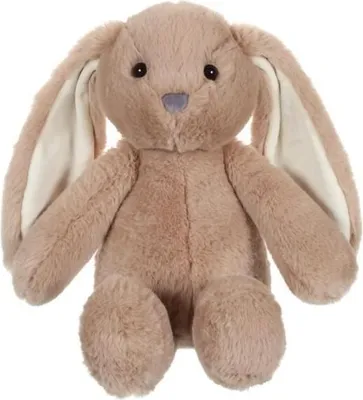 Image de Peluche Lapin Trendy Bunny, Taupe, 28 cm, Doux, Idée Cadeau
