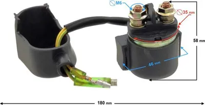 Produktbild von Anlasserrelais-Mopedkabel aus Gummi
