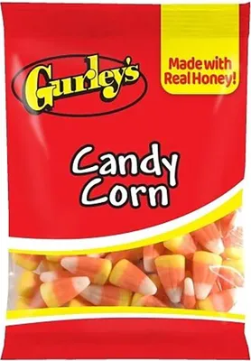 A bag of Gurley's Candy Corn.