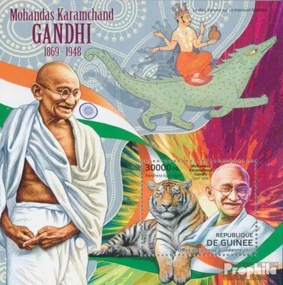 Produktbild von Briefmarken Guinea 2012 Mi Block 2104 (kompl. Ausgabe) postfrisch Mohandas Karamchand Gandhi