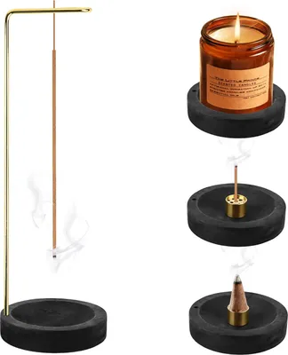 Produktbild von Räucherstäbchenhalter Holz - Brenner für Wohnzimmer, Yoga und Raumdekoration