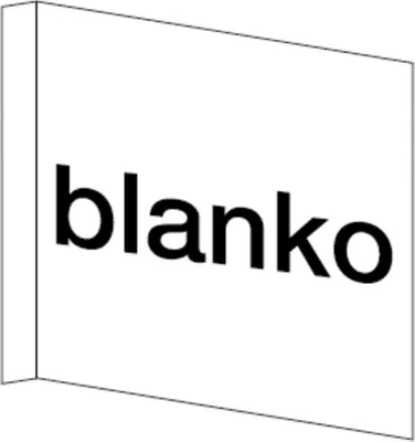 Produktbild von Dreifke® Fahnenschild, blanko, Kunststoff - 200x200x1 mm Kunststoff