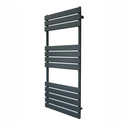Obrázok produktu pre Plochý radiátor na uteráky - 1200 mm x 500 mm - antracitovo sivý