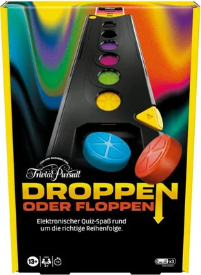 Produktbild von Hasbro Gaming Trivial Pursuit Droppen oder Floppen, 13 Jahr(e), 15 min