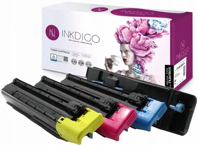 Produktbild von Inkdigo Tonerset TK865 für Kyocera TASKalfa 250ci, 300ci – CMYK,, KI-generiertes Bild