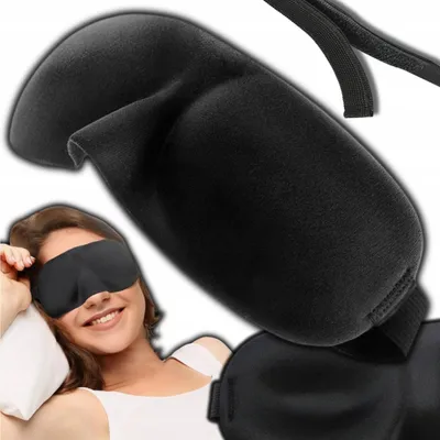 Zdjęcie produktu dla OMNA | Jedwabna maska do spania 3D dla dzieci - satynowa - miękka i wygodna - dla spokojnego snu