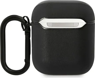 Produktbild von BMW BMA222RVSK AirPods 1/2 Hülle schwarz/schwarz Leder Color Lines Schutzhülle