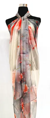 Produktbild von XXL Multifunktions Pareo Schal Wickelrock Strandtuch Wickeltuch Sarong Bademode Trägerkleid P01