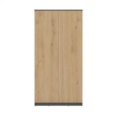 Produktbild von Dvojdverová šatníková skriňa 90 cm TAUNO - dub artisan / antracitová