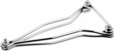 Produktbild von Brooks England B73/b130/b190 Sattelmontagerahmen Silber  Silber One Size