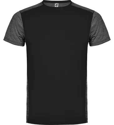 Produktbild von Roly - "Zolder" T-Shirt für Herren LT4681 (XL) (Schwarz/Erikaschwarz)