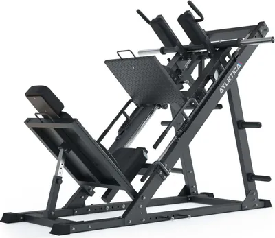 Produktbild von ATLETICA HIVE Beinpresse 45° |  | 3-in-1 Leg Press | Beinpresse & Hackenschmidt | 8-fach gelagerte Schlittenführung