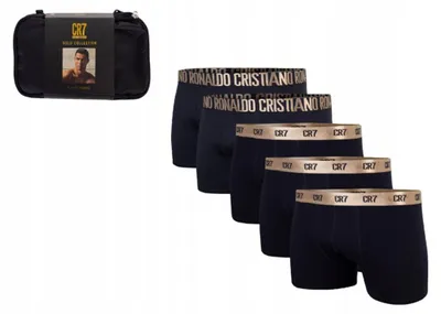 Produktbild von Cristiano Ronaldo Herren-Boxershorts, Geschenkbox, Schwarz, Größe XL