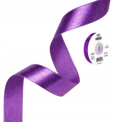 Produktbild von PartyPal Satinband Violett Dekorativ Geschenke 1,2cm