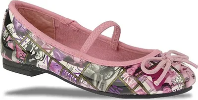 Produktbild von INDIGO by IDANA Ballerina Newspaper-Look rosa-EUR 29