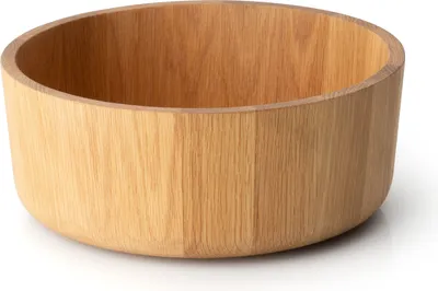Produktbild von Continenta Schüssel Eichenholz Unikat Handgefertigt 26 x 10,3 cm geölt Klassisch