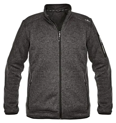 Productafbeelding van CMP MAN JACKET 44UE, kleur: zwart-glacier, maat: 56