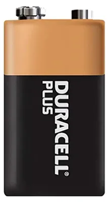 Produktbild von Duracell Plus Power, Einwegbatterie, 9V, Alkali, 9 V, 1 Stück(e), Schwarz, Orange