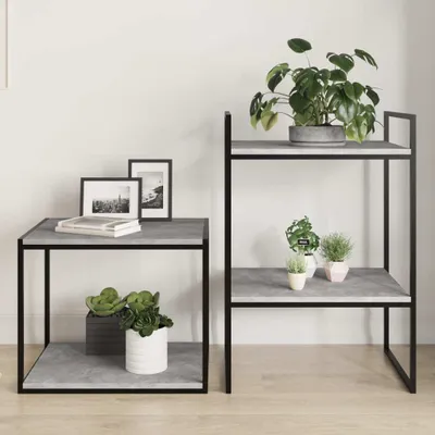 Produktbild von Möbel Bücherregal-Bretter 8 Stk. Betongrau 40x50x1,5 cm Holzwerkstoff - Wandregale 805195