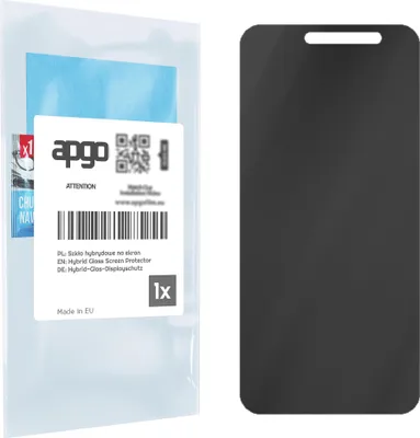 Produktbild von apgo Displayschutzglas Anti-Spähen Schutzglas für Alcatel 1 - Blickschutzglas Bildschirmschutz, 7H Hybrid Schutzglas mit Keramikbeschichtung [Matt, Full Glue, Anti-Spy]