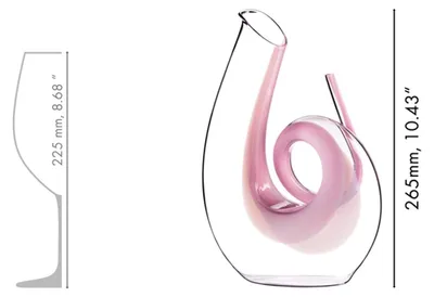 Produktbild von Riedel DEKANTER CURLY PINK 1 Stück 201100004